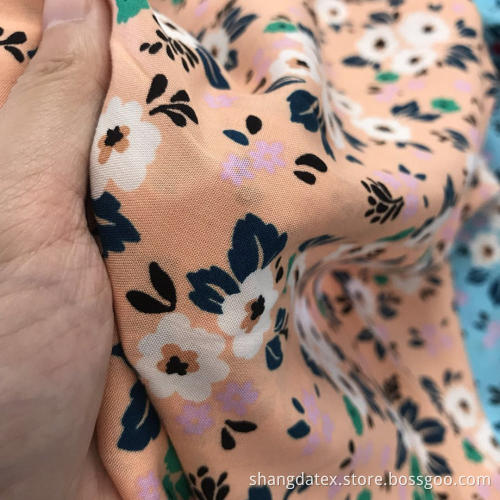 45s Rayon Small Floral Screen Print